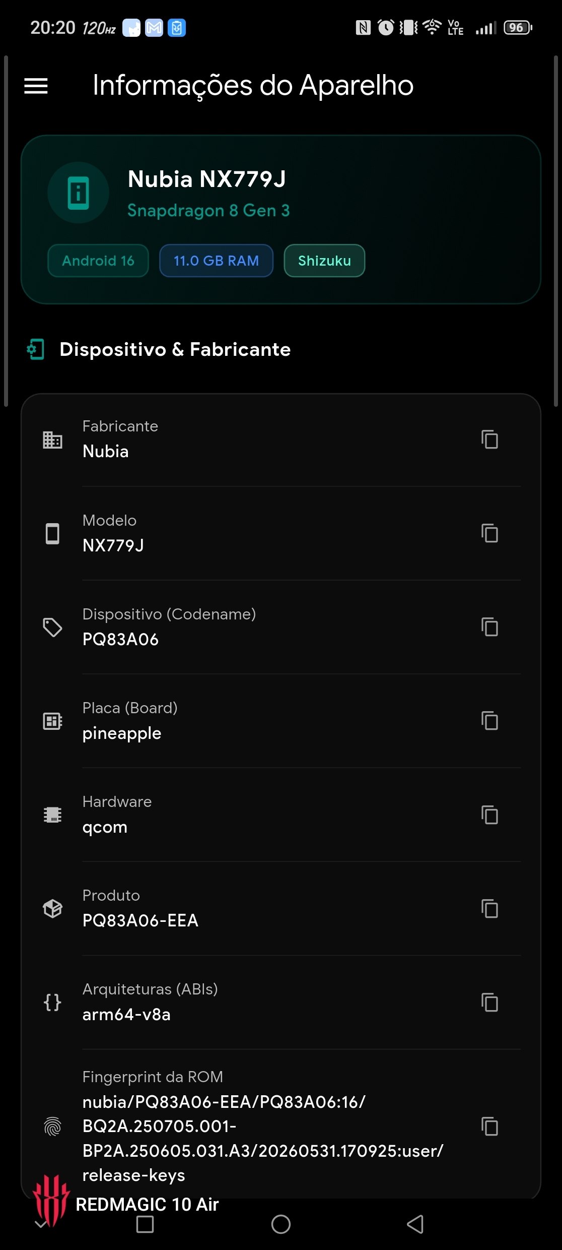 Captura de tela do Gamer Tool