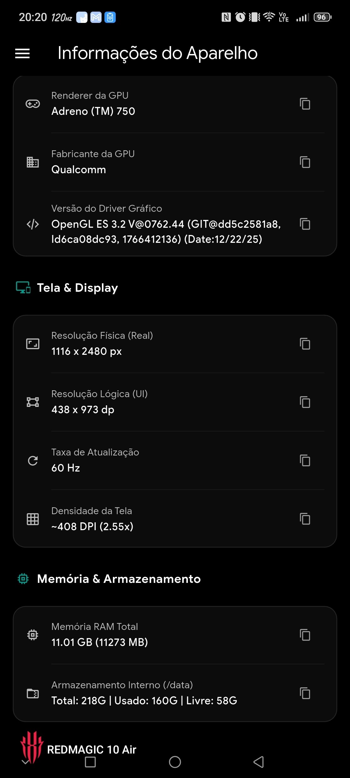 Captura de tela do Gamer Tool
