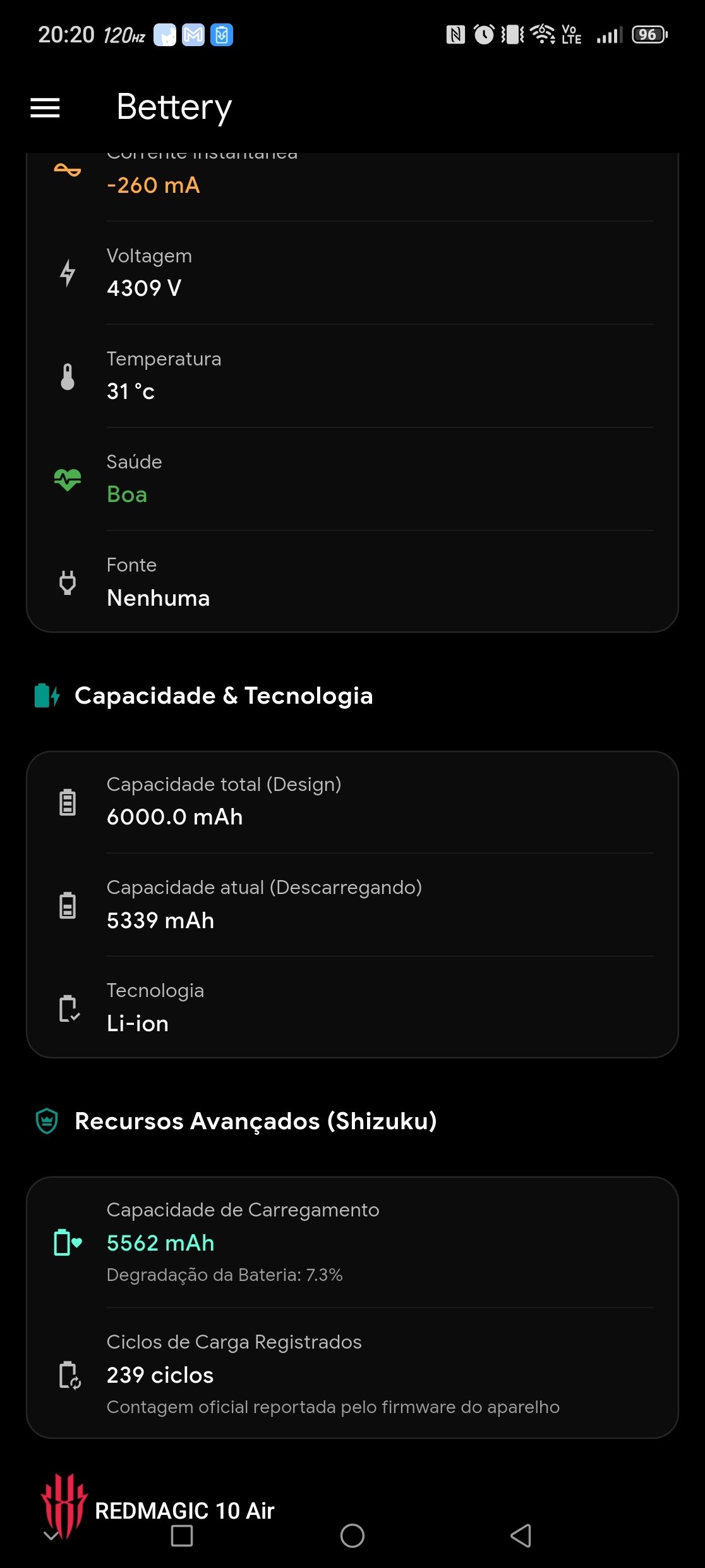 Captura de tela do Gamer Tool